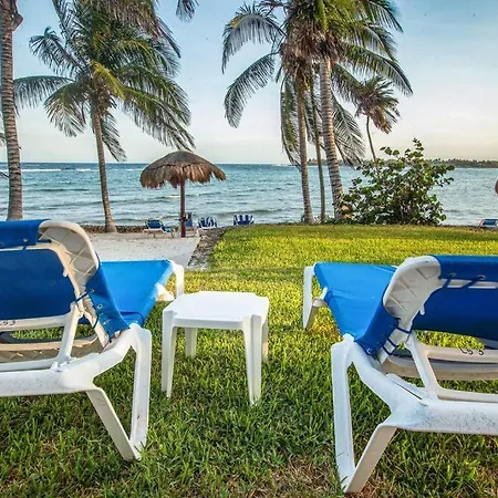 Caribbean Sea Front 2 Bedroom 2 Ba - Ground Floor- Large Pool -Seaweed-Free Beach